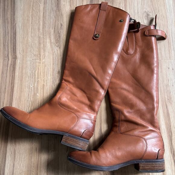 Sam Edelman Tall Shaft Boot Penny Whiskey 6.5m - Picture 2 of 8